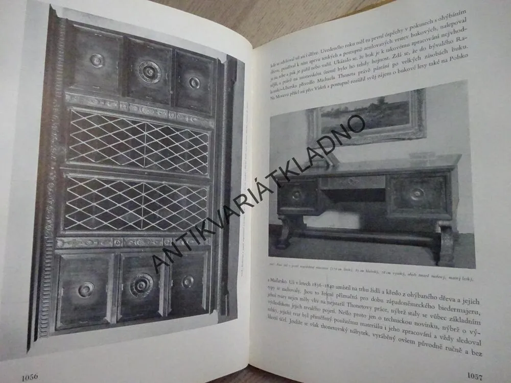 DĚJINY NÁBYTKOVÉHO UMĚNÍ 3, FRANTIŠEK CIMBUREK, JAN HALÁK, KAREL HERAIN, ZDENĚK WIRTH, 1950, **an