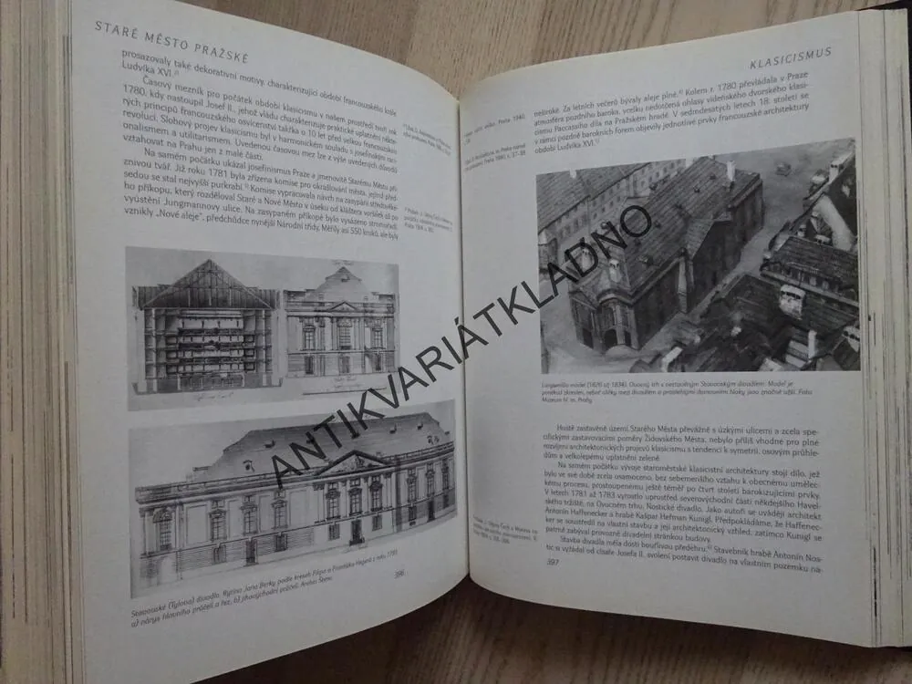 STARÉ MĚSTO PRAŽSKÉ, ARCHITEKTONICKÝ A URBANISTICKÝ VÝVOJ, DOBROSLAV LÍBAL, JAN MUK, **an