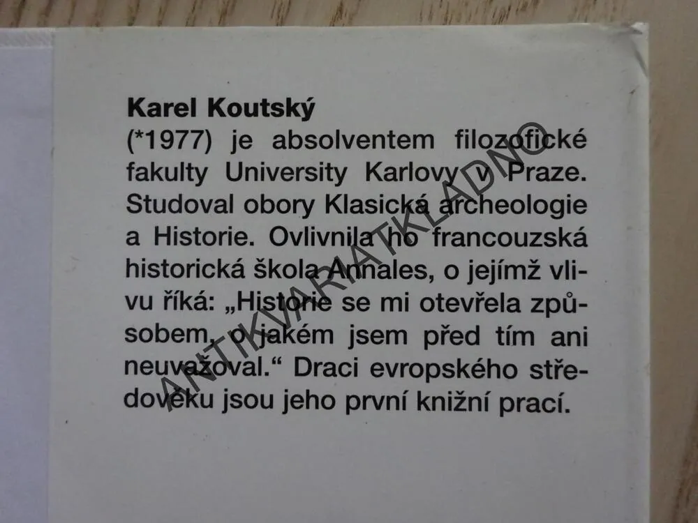 DRACI STŘEDOVĚKÉHO SVĚTA, KAREL KOUTSKÝ, **an