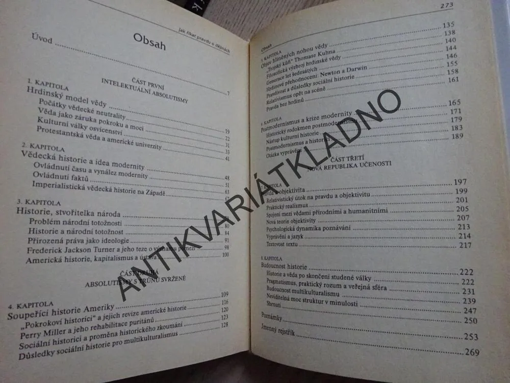 JAK ŘÍKAT PRAVDU O DĚJINÁCH, APPLEBYOVÁ, HUNTOVÁ, JACOBOVÁ, **an