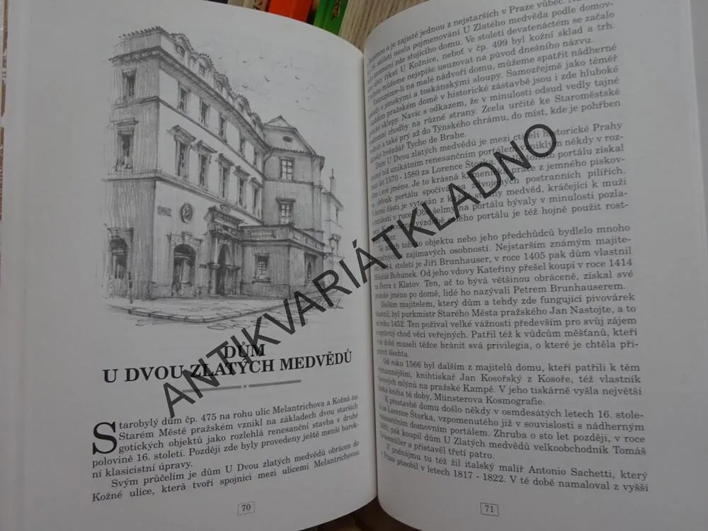 PRAŽSKÉ DOMY VYPRÁVĚJÍ... , JOSEF HRUBEŠ, EVA HRUBEŠOVÁ, **an