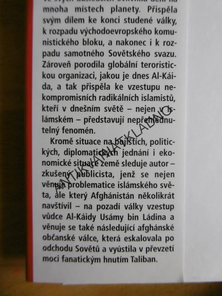DŽIHÁD PROTI KREMLU, MARTIN NOVÁK, SOVĚTSKÁ VÁLKA AFGÁNISTÁN,ZROD AL-KAIDY
