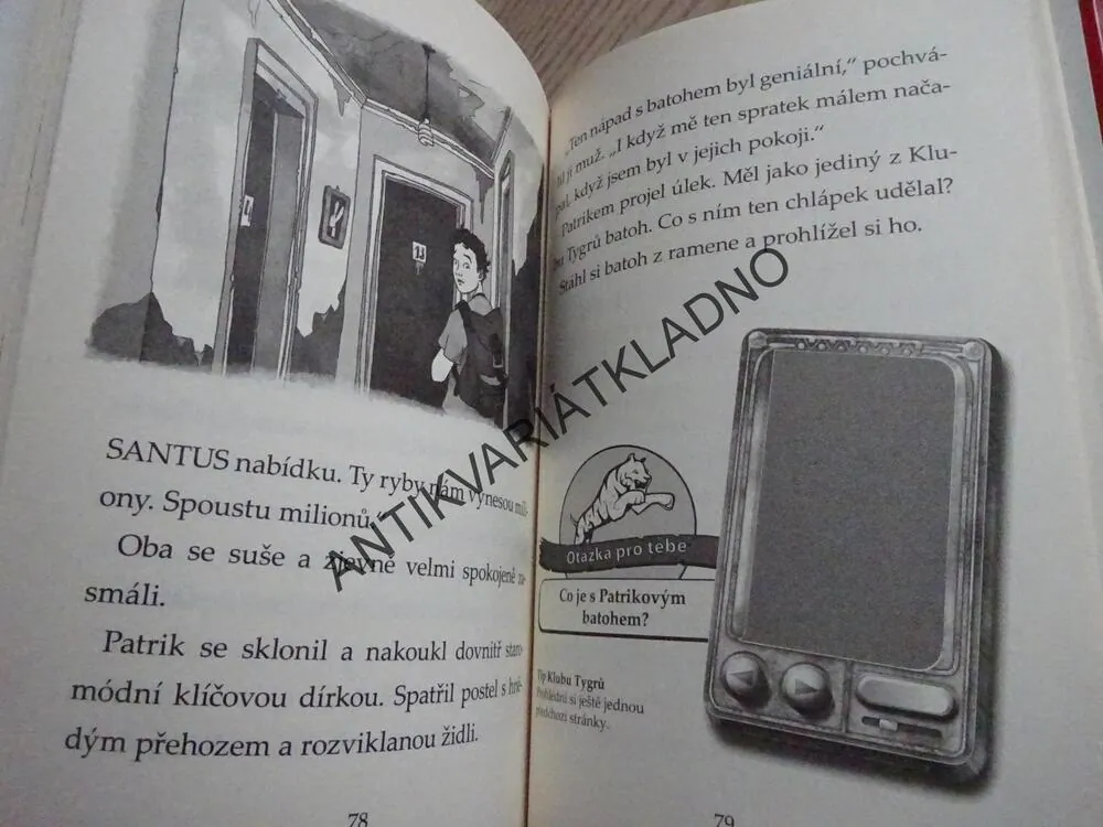 KLUB TYGRŮ, THOMAS BREZINA, ZMIZENÍ V HLUBINÁCH, VČ. LUPY, **an