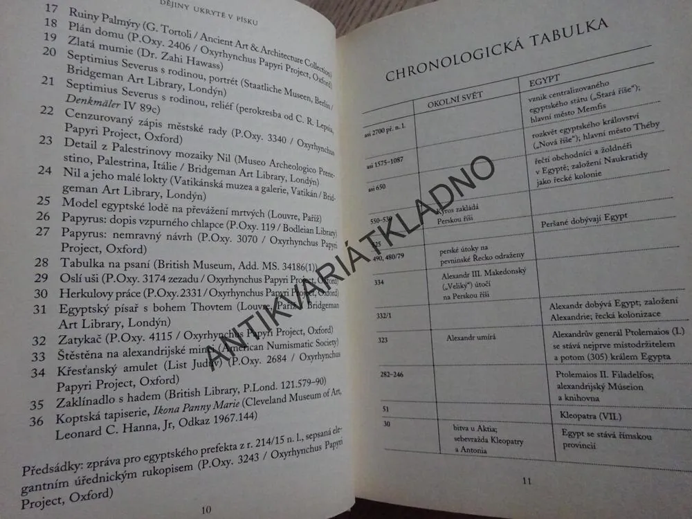 DĚJINY UKRYTÉ V PÍSKU, PETER PARSONS, **an