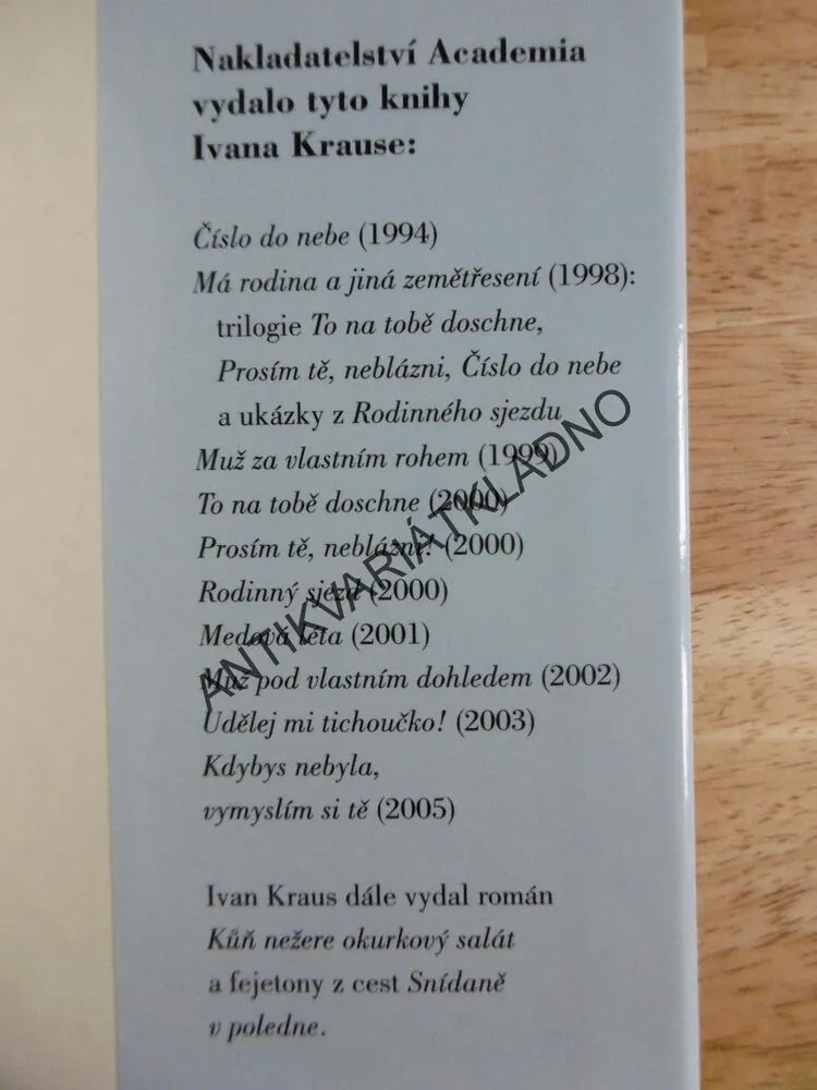 MUŽ NA VLASTNÍ STOPĚ, IVAN KRAUS, ADOLF BORN, **an