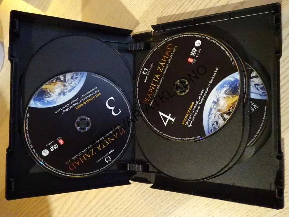 PLANETA ZÁHAD, ARNOŠT VAŠÍČEK, 8 DVD DOKUMENT