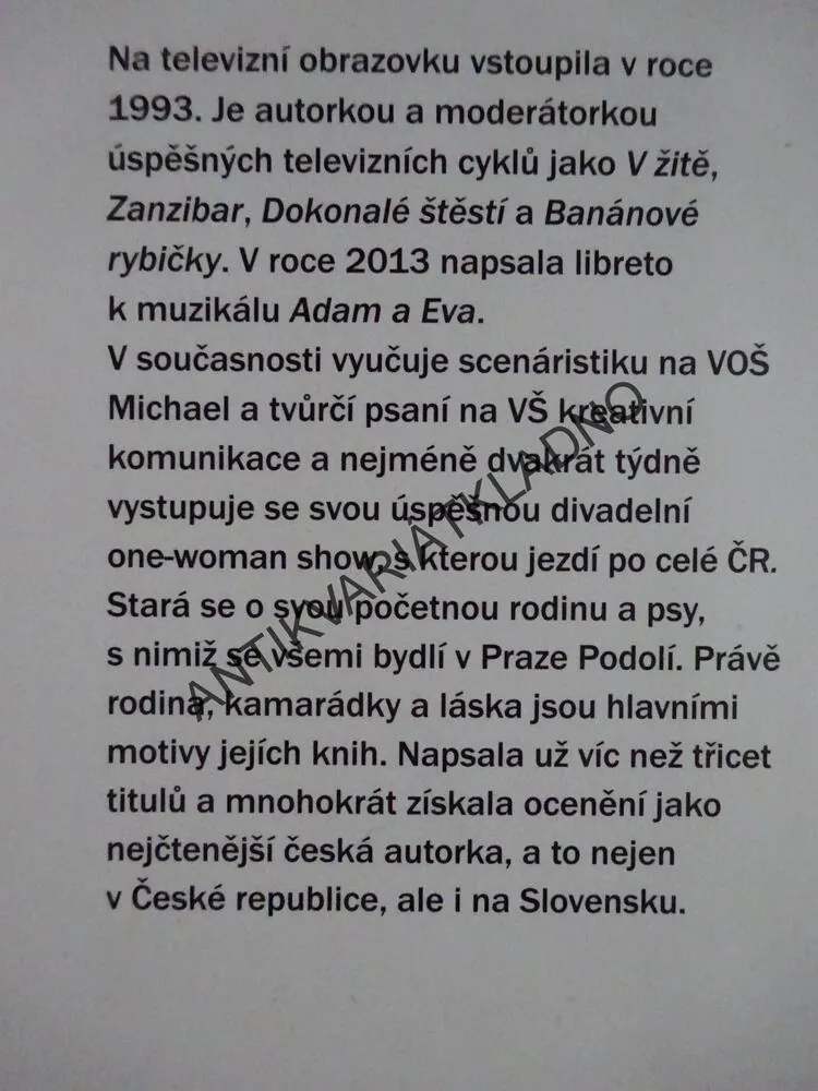 TAKHLE JSEM SI TO NEPŘEDSTAVOVALA, HALINA PAWLOWSKÁ, **an