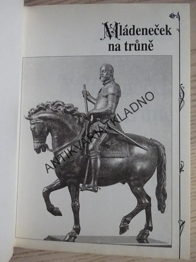 MLÁDENEČEK NA TRŮNĚ, JAROSLAV BOČEK, **an