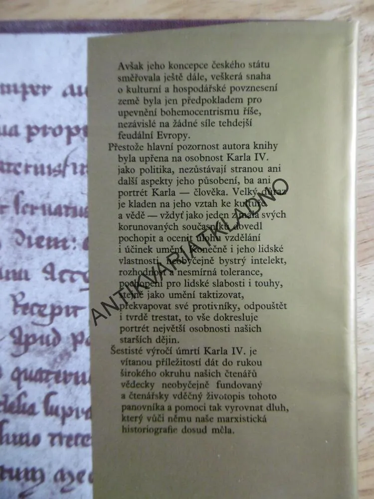 KAREL IV. , JIŘÍ SPĚVÁČEK, KRÁL A CÍSAŘ, **an