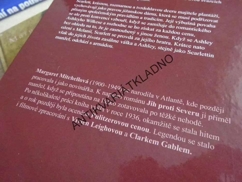 JIH PROTI SEVERU, 1-2, MARGARET MITCHELLOVÁ, **an