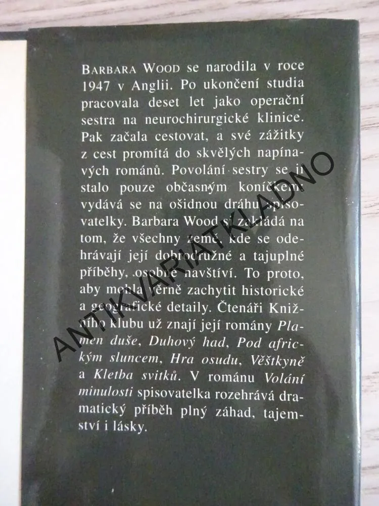VOLÁNÍ MINULOSTI, BARBARA WOOD, WOODOVÁ, **an