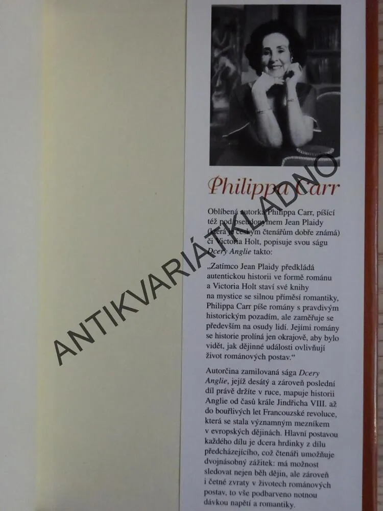 NÁVRAT, PHILIPPA CARR, **an