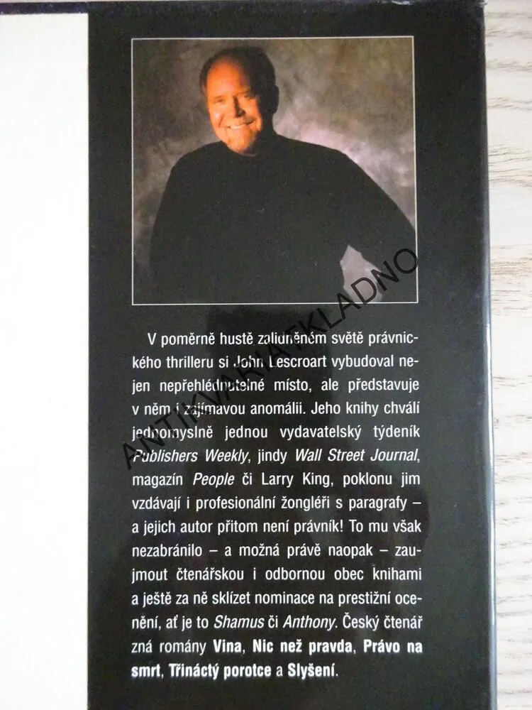 URČITÁ SPRAVEDLNOST, JOHN LESCROART, **an