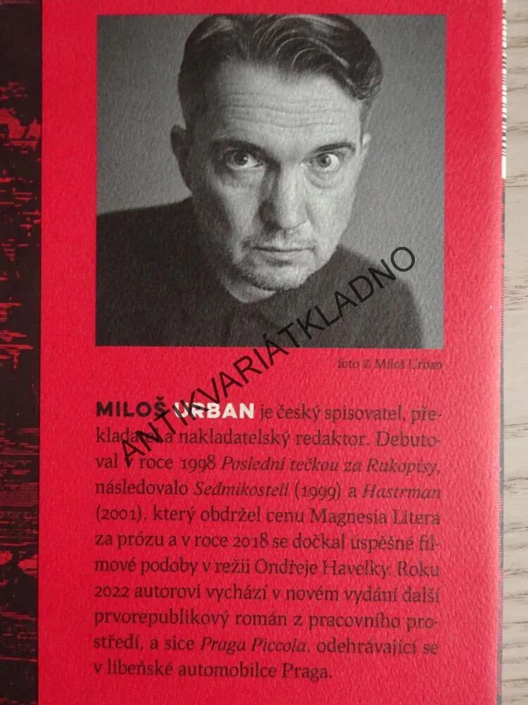 TOVÁRNA NA MASO, MILOŠ URBAN, **an