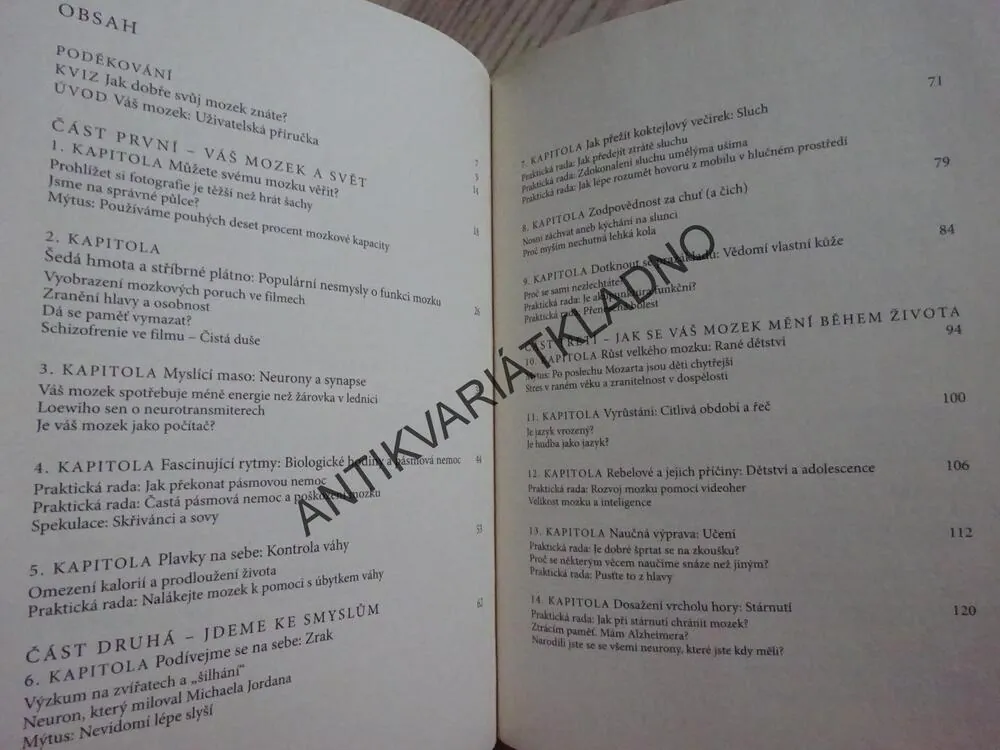VÍTEJTE VE SVÉM MOZKU, SANDRA AAMODTOVÁ, SAM WANG, **an