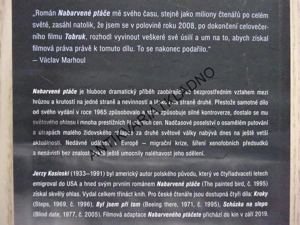NABARVENÉ PTÁČE, JERZY KOSINSKI, **an