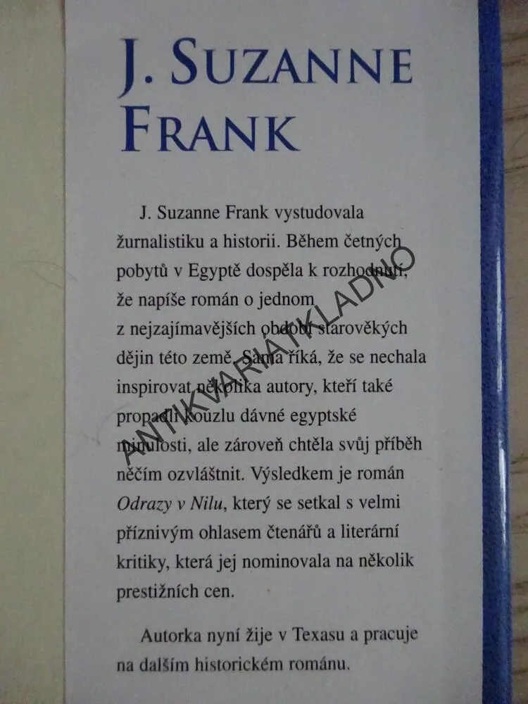 ODRAZY V NILU, J.SUZANNE FRANK, **an