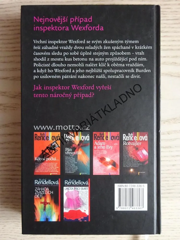 VŠECHNO JE JINAK, RUTH RENDELLOVÁ, **an