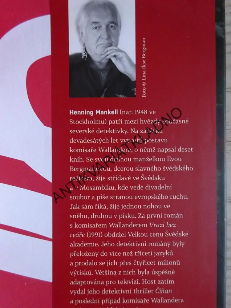 VRAZI BEZ TVÁŘE, HENNING MANKELL, **an