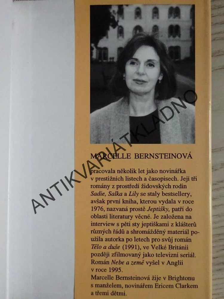 NEBE A ZEMĚ, MARCELLE BERNSTEINOVÁ, **an