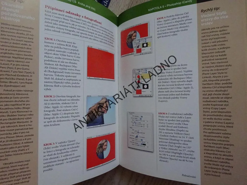 KNIHA PLNÁ TRIKŮ, ADOBE PHOTOSHOP CS, SCOTT KELBY, **an