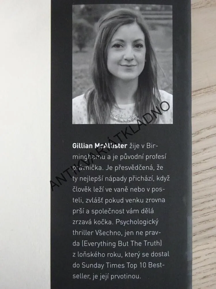VŠECHNO, JEN NE PRAVDA, GILLIAN MCALLISTER, **an