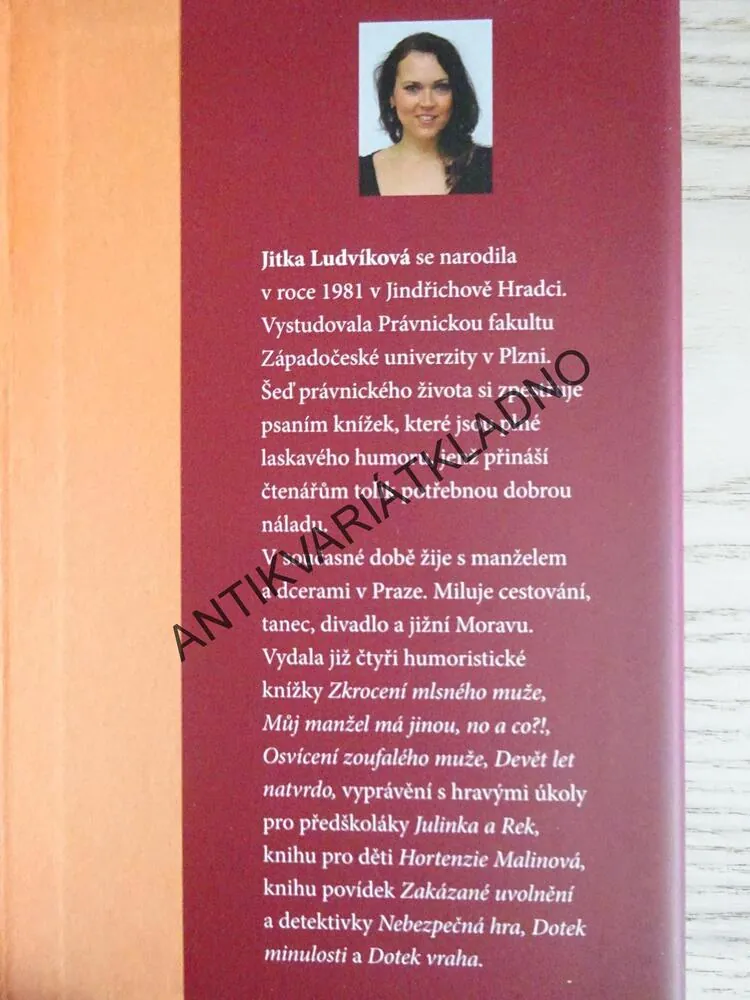 MUŽI ZRAJÍ JAKO VÍNO, JITKA LUDVÍKOVÁ, **an