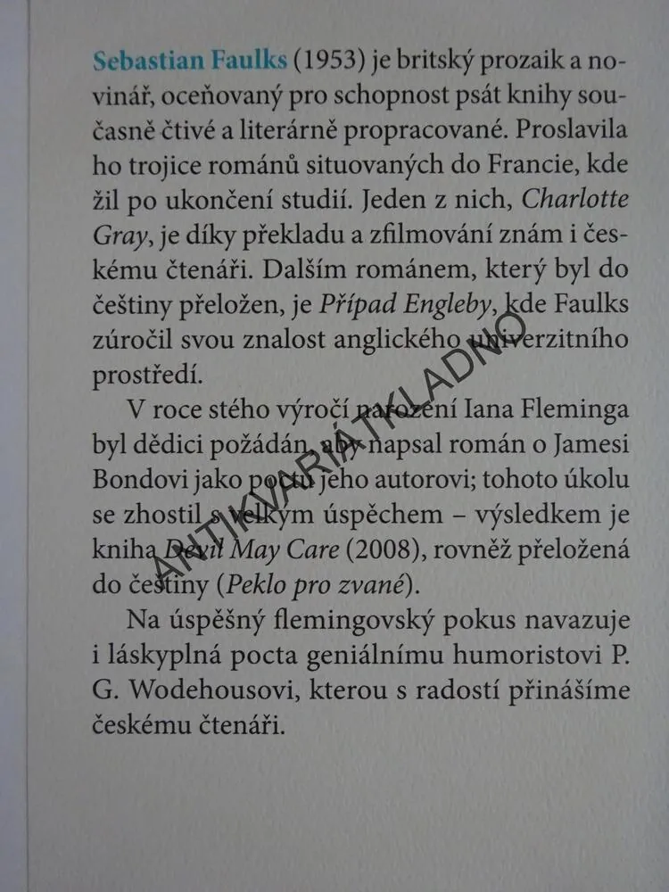 JEEVES A SVATEBNÍ ZVONY, SEBASTIAN FAULKS, **an