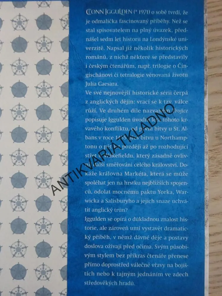 VÁLKA RŮŽÍ, TROJICE, CONN IGGULDEN, **an