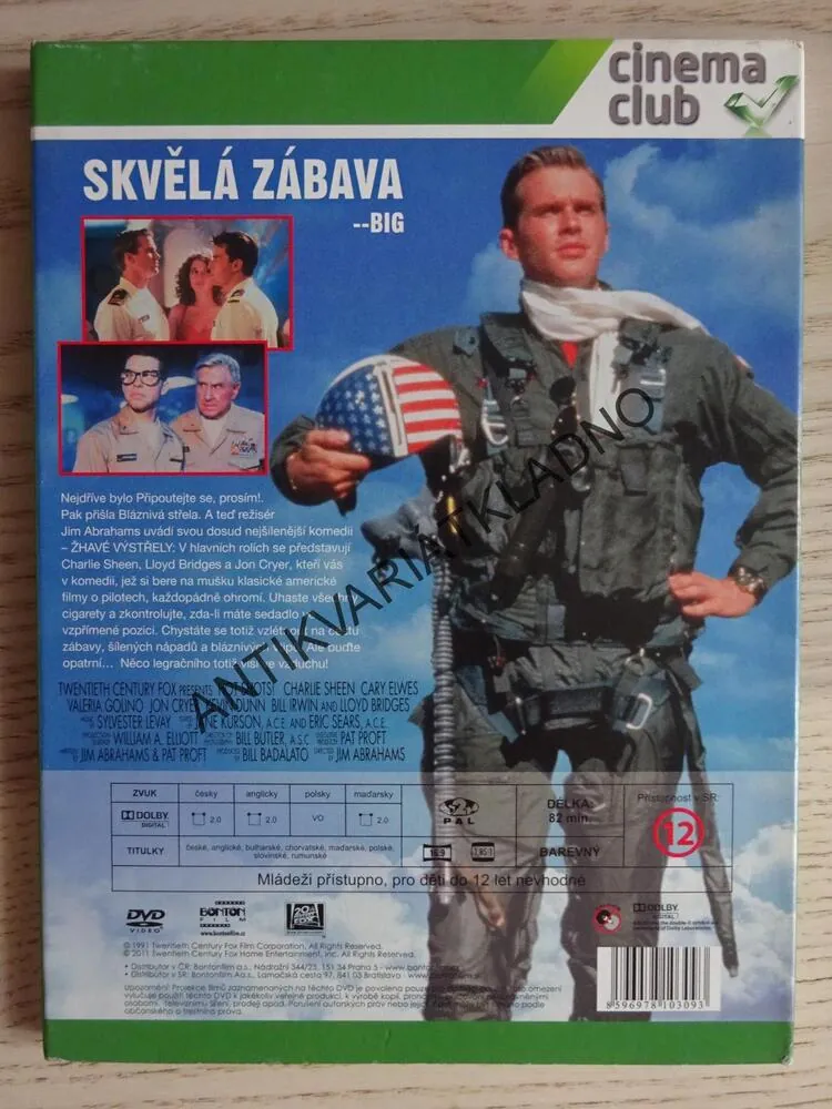 ŽHAVÉ VÝSTŘELY, DVD FILM