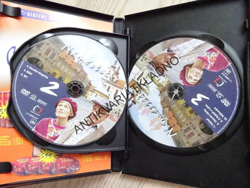 NÁMĚSTÍČKO, 3X DVD FILM  ČR SERIÁL