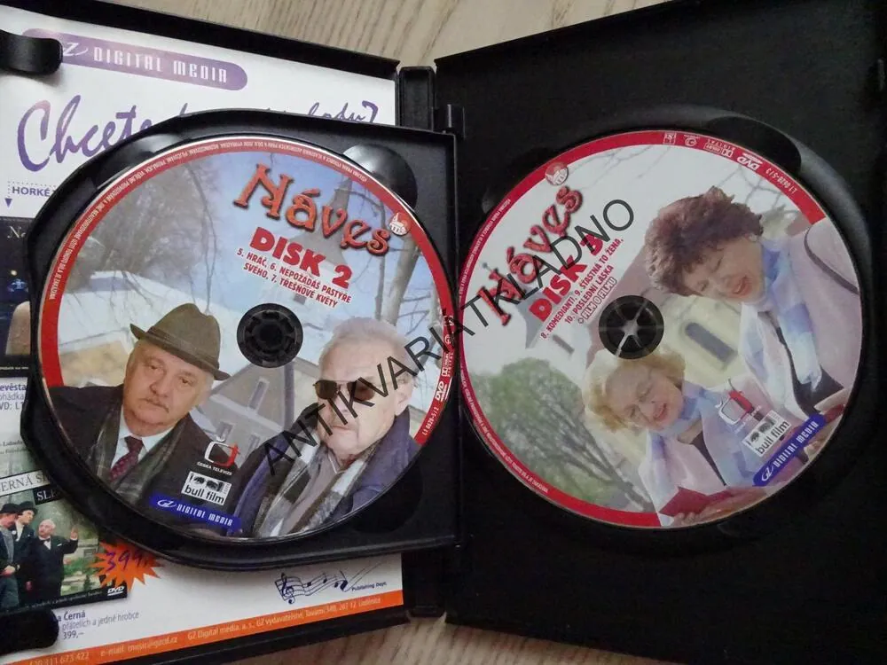 NÁVES, 3X DVD FILM  ČR SERIÁL