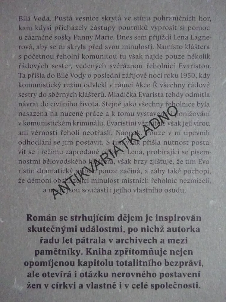 BÍLÁ VODA, KATEŘINA TUČKOVÁ, **an