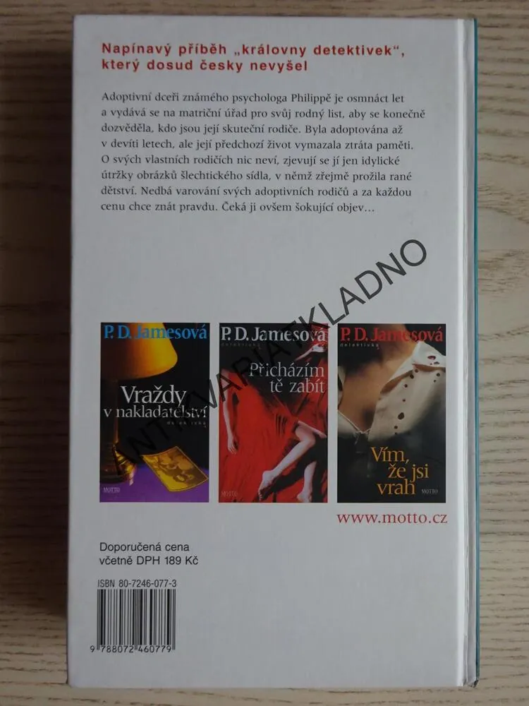 JÁ SI TĚ NAJDU, P. D. JAMESOVÁ, **an