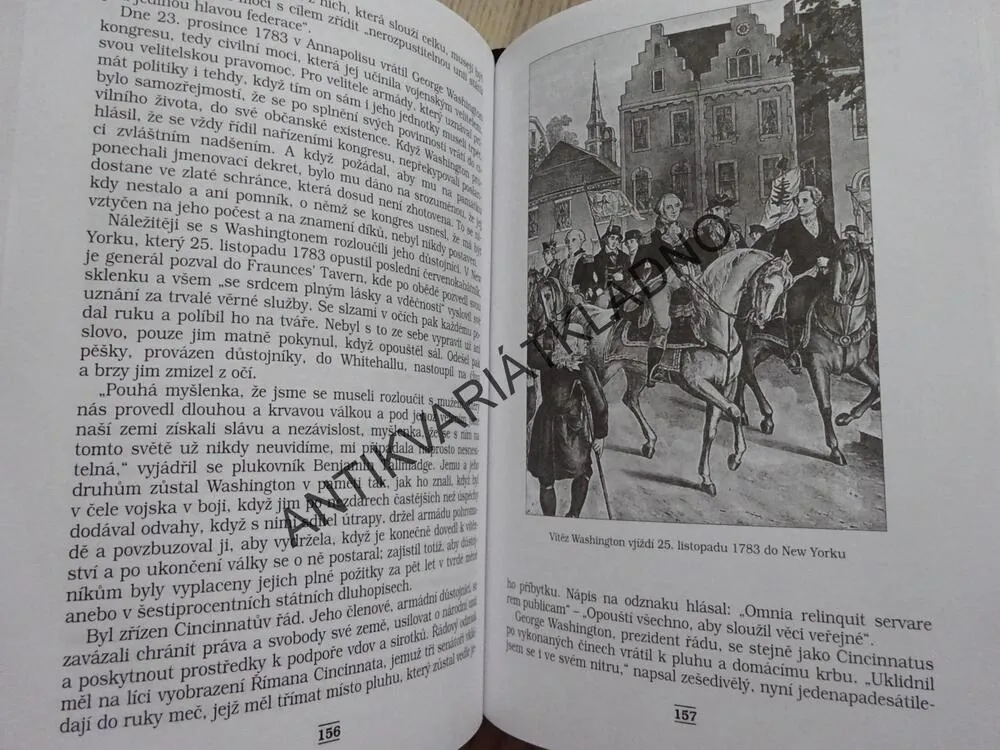 GEORGE WASHINGTON, PREZIDENT U KOLÉBKY VELMOCI, FRANZ HERRE, **an