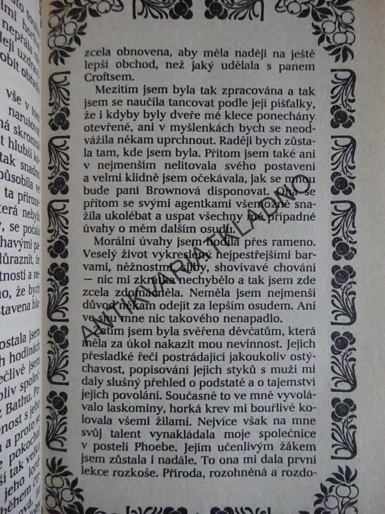 FANNY HILLOVÁ, MEMOÁRY KURTIZÁNY, JAN CLELAND, **an