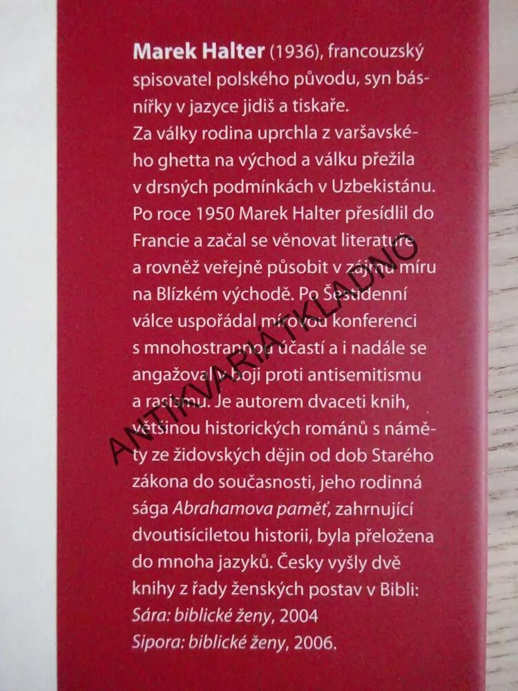 PRAŽSKÝ KABALISTA, MAREK HALTER, **an