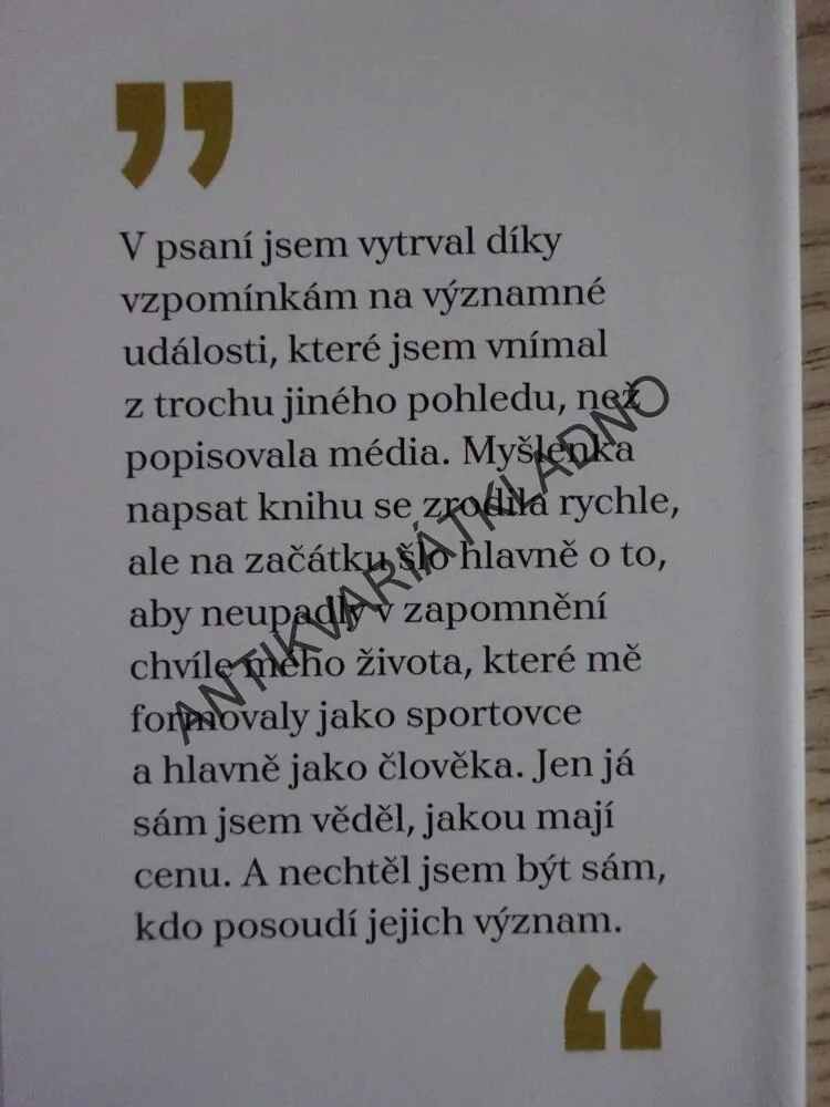 MARTIN FOURCADE, MŮJ SE O ZLATĚ A SNĚHU, **an