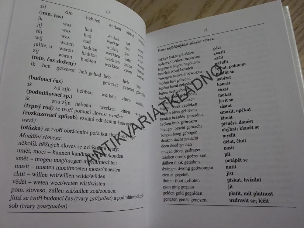 NIZOZEMSKÝ SLOVNÍK, TSJECHISCH WOORDENBOEK, PŘEMYSL JANOTA, HANS KRIJT, **an 
