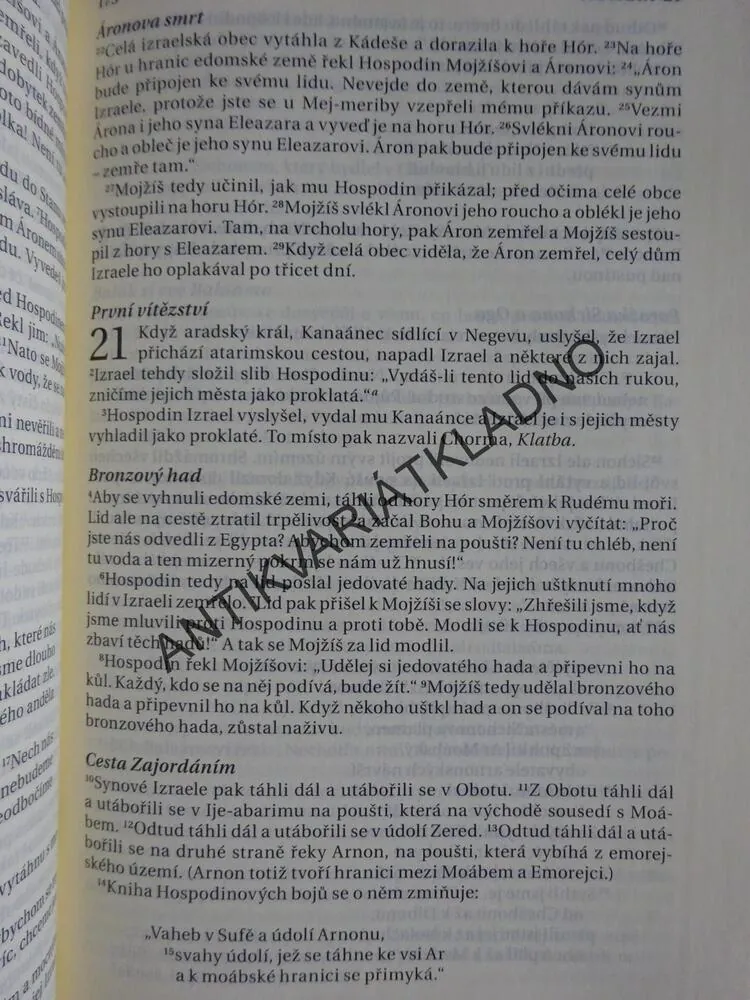 BIBLE, PŘEKLAD 21. STOLETÍ, **an