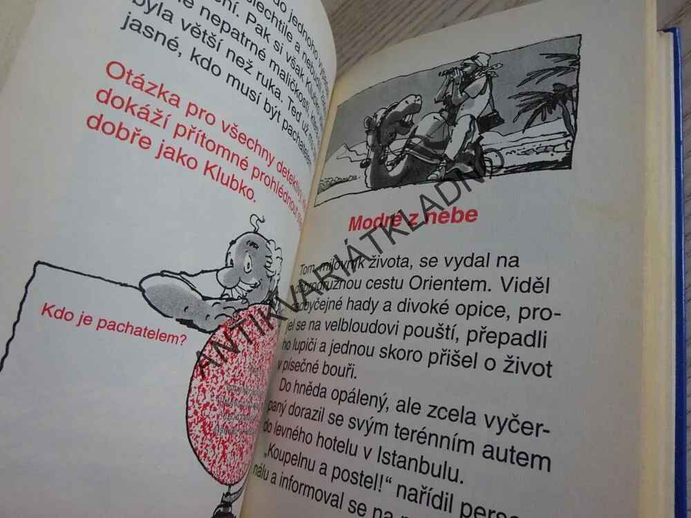 DETEKTIV KLUBKO, ZÁHADA FIALOVÉHO FLAŠINETU, SCHEFF, **an