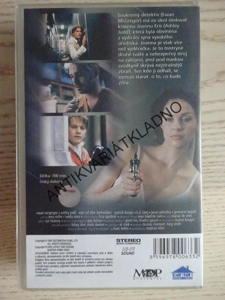 MASKA SMRTI, ASHLEY JUDD, JAWSON PRIESTLEY, VHS