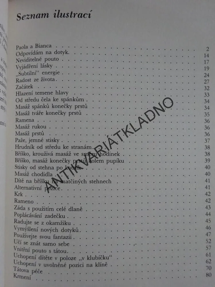 MASÁŽE KOJENCŮ, AMELIA D. AUCKETTOVÁ, **an