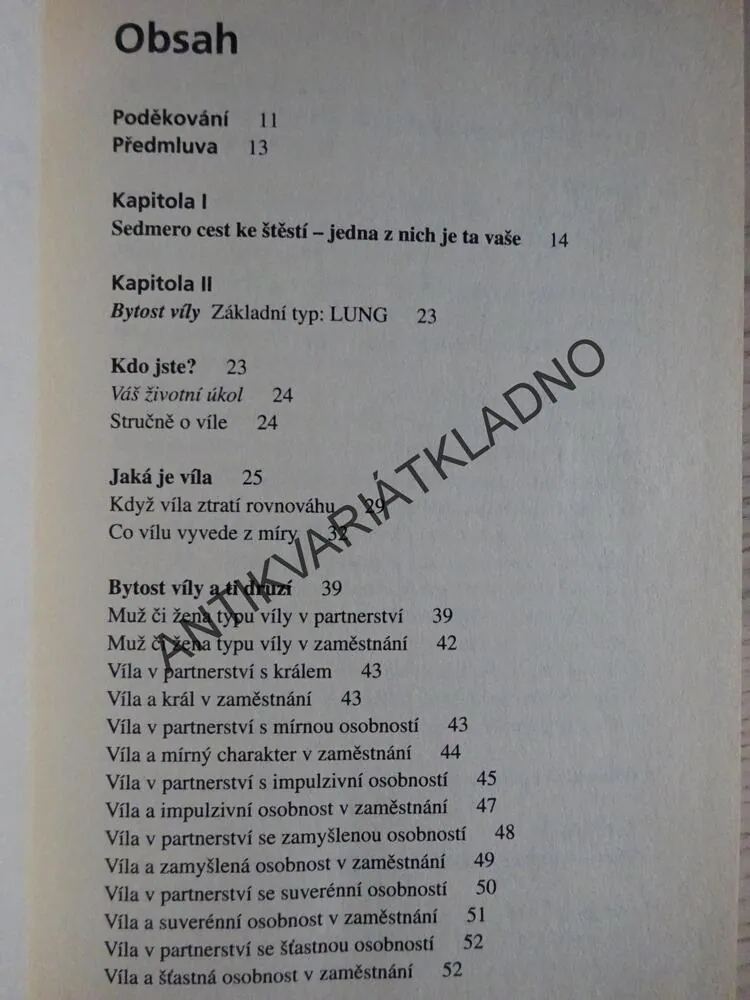 SEDMERO ZÁKONŮ ŠTĚSTÍ, GERTI SAMELOVÁ, **an