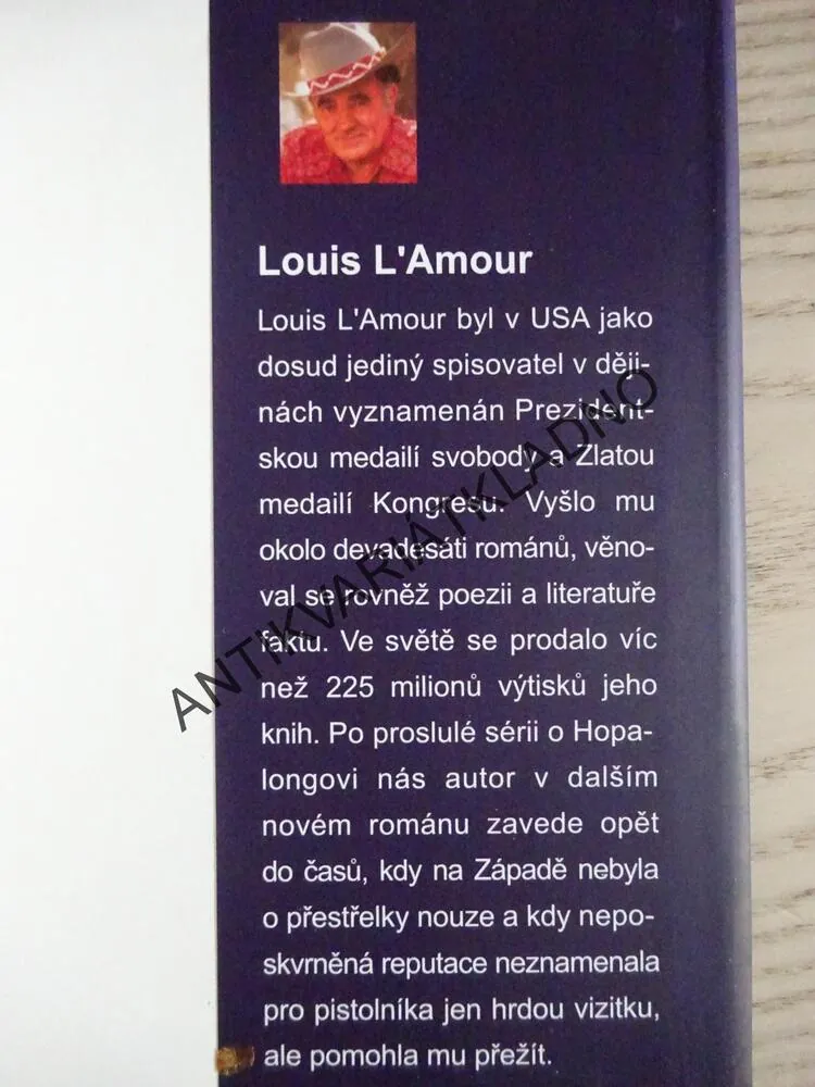 VAROVNÝ VÝSTŘEL, LOUIS L'AMOUR, **an