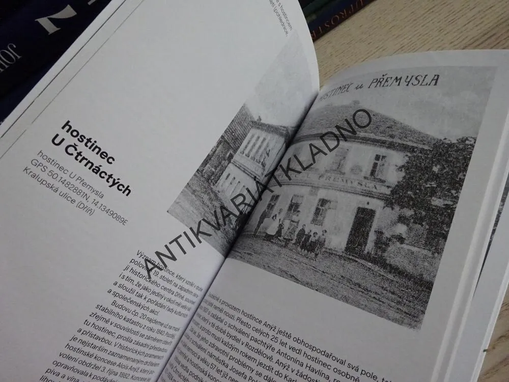 PRŮVODCE HISTORIÍ KLADENSKÝCH HOSTINCŮ, ZDENĚK POSPÍŠIL, 3.DÍL - ŠVERMOV, DŘÍŇ, DUBÍ, ÚJEZD A VRAPICE **an