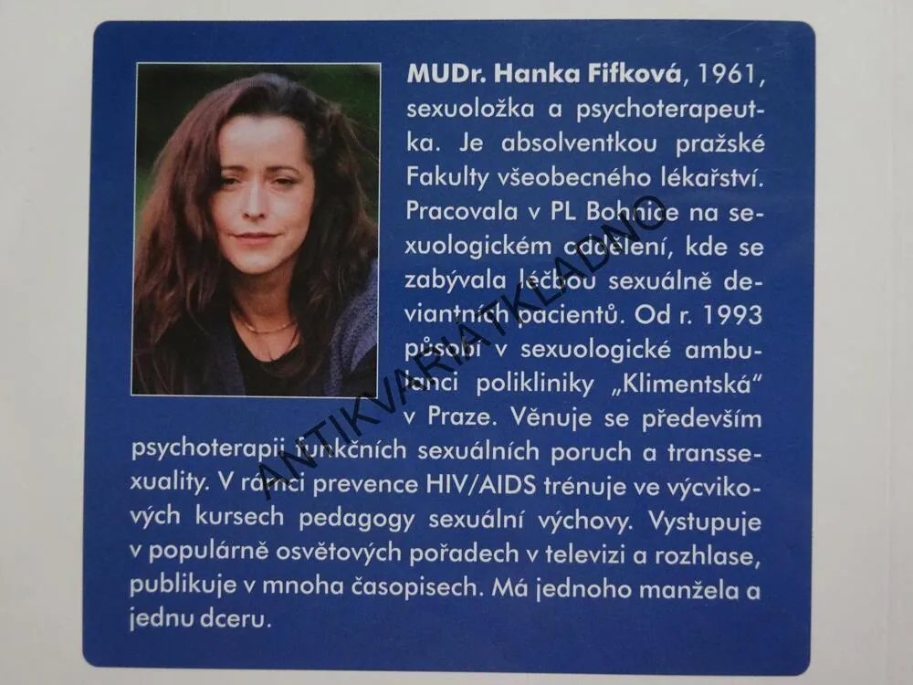 O SEXU S HANKOU, HANKA FIFKOVÁ, **an