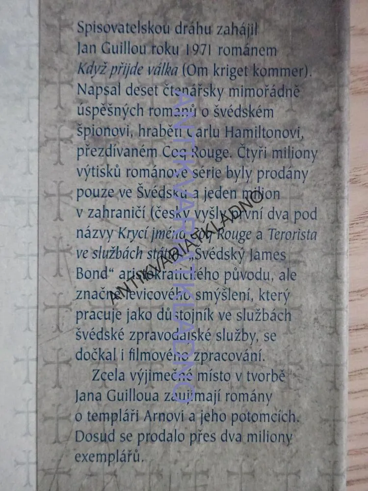 TEMPLÁŘ, JAN GUILLOU
