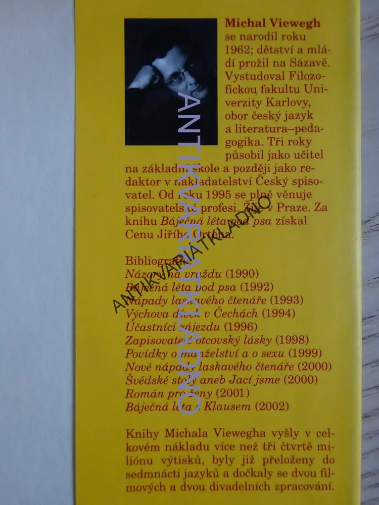 PŘÍPAD NEVĚRNÉ KLÁRY, MICHAL VIEWEGH, **an