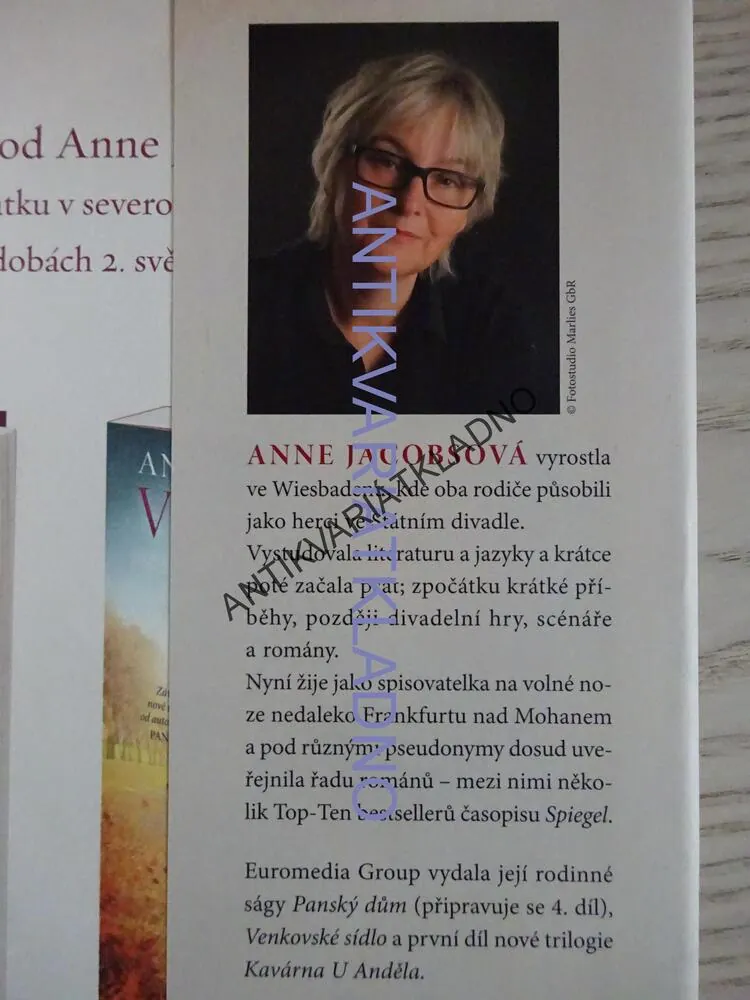 KAVÁRNA U ANDĚLA, OSUDOVÁ LÉTA, ANNE JACOBSOVÁ, **an